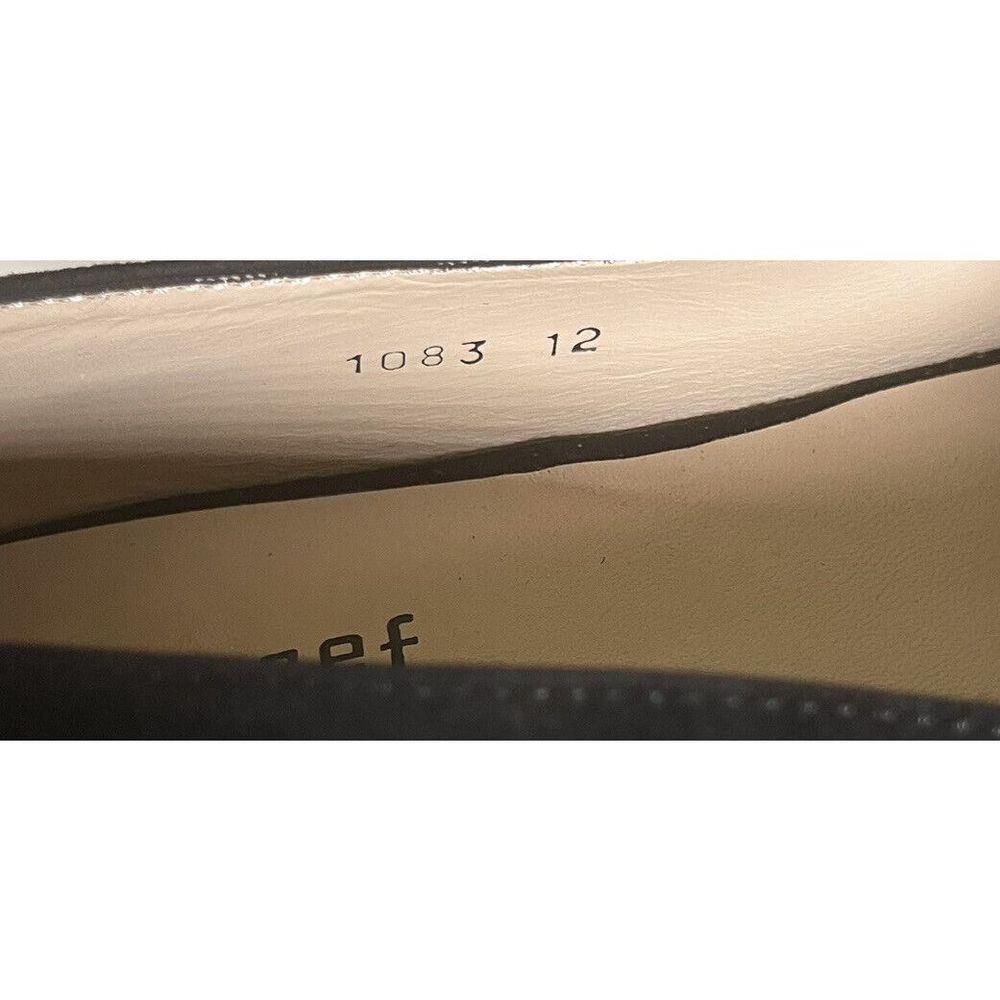 Jon Josef Reina Black Suede Sz 12 Flat - Picture 9 of 10